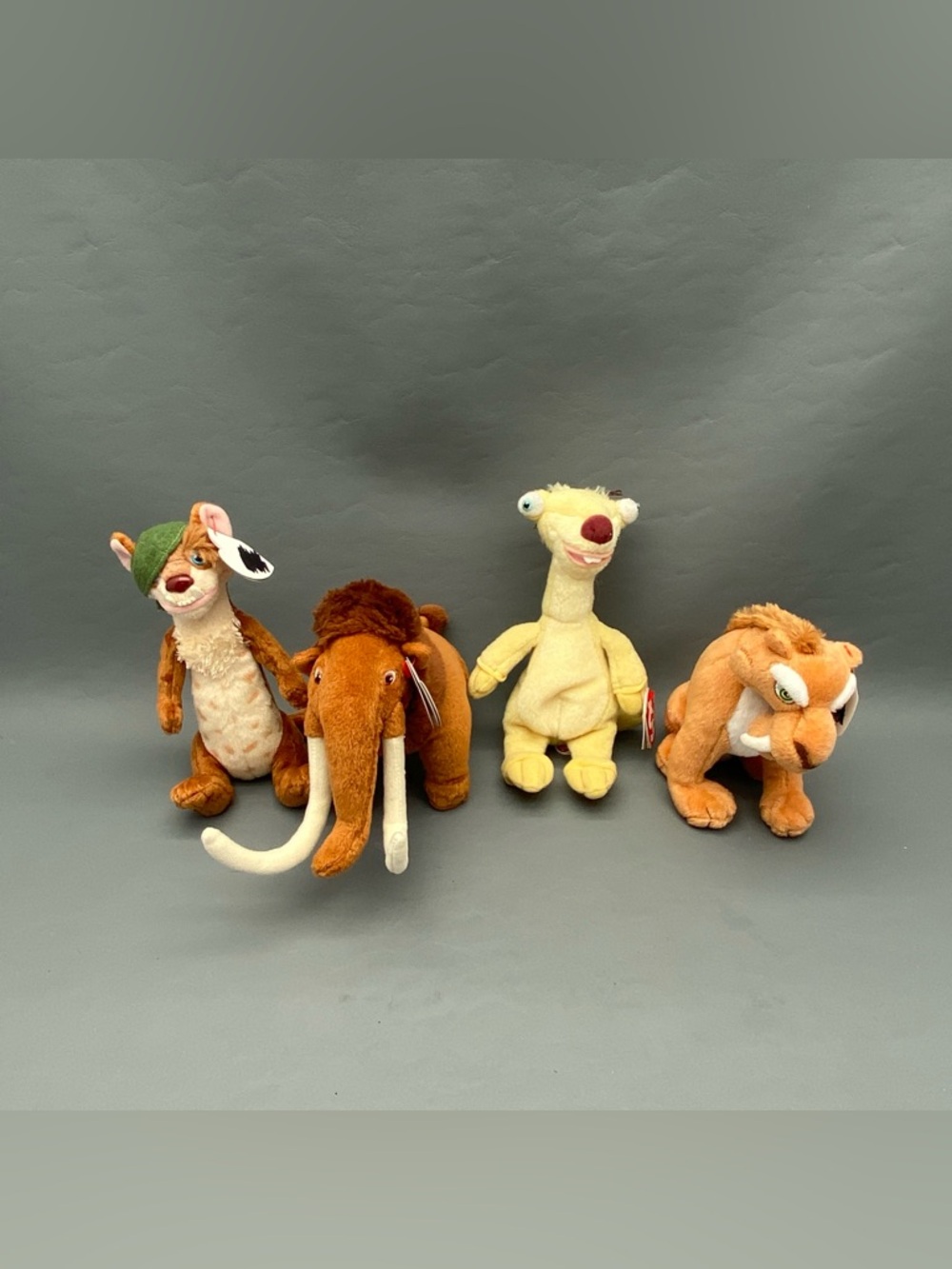 Ice Age Beanie Baby Lot of 4, Collectibles! Set